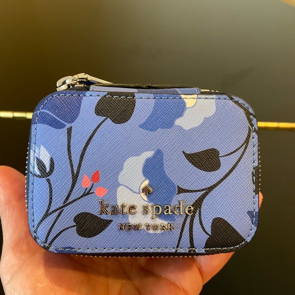 NWT Authentic classic Kate Spade Staci Nouveau Bloom Jewelry Holder/case - Picture 7 of 16